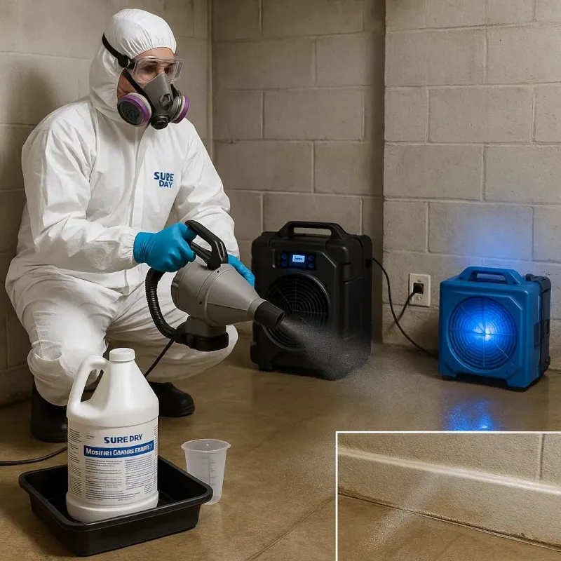 Sanitization and Odor Removal process in Foster Brook, PA
